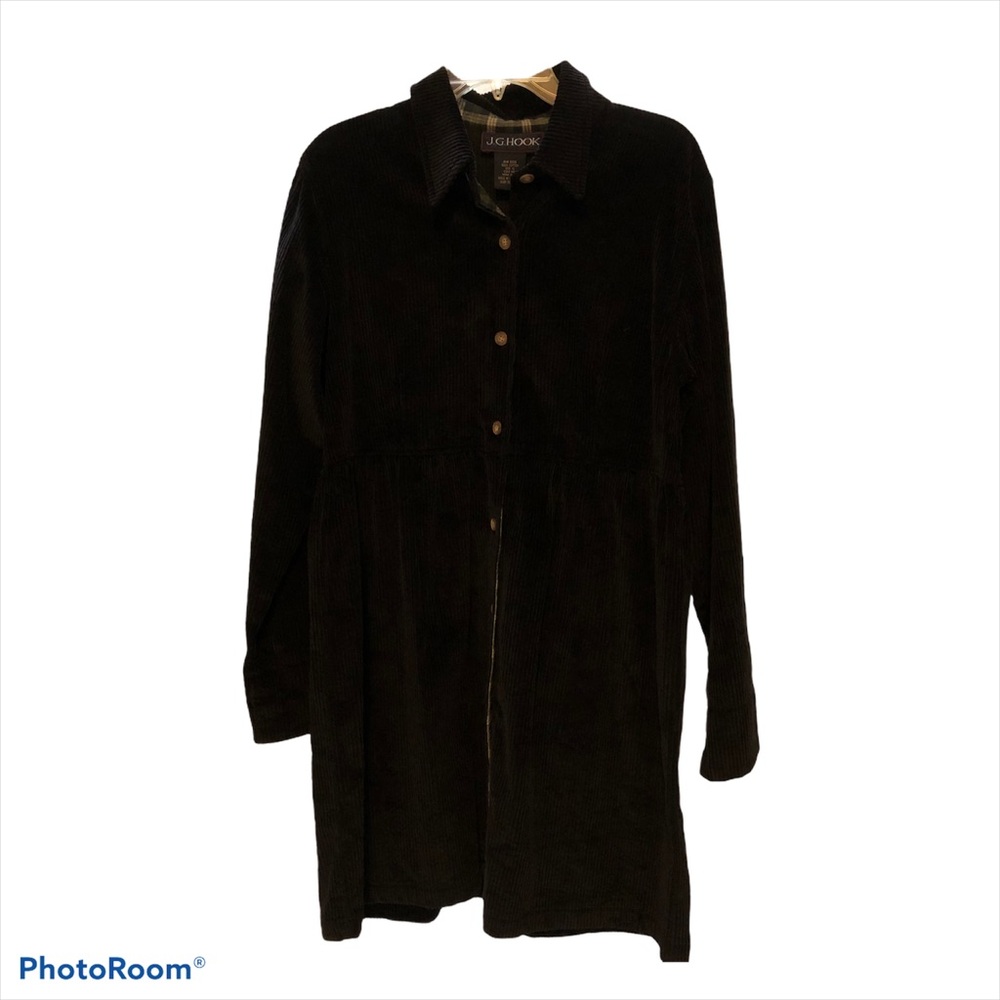 J.G. Hook Corduroy Long Sleeve Dress